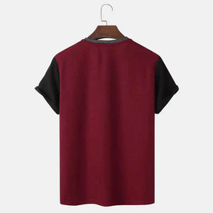 T-shirts de haute qualité pour hommes, fabriqués par un fabricant de premier plan, en tissu durable, disponibles en stock, prix compétitif, t-shirt pour hommes Ringer. - Product Image 2