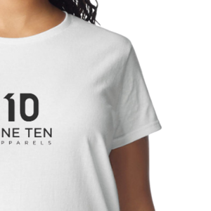 Camiseta de Mujer Blanca de Algodón Suave, Informal, de Manga Corta, Cómoda, Básica, Ropa de Moda, Ropa Personalizada al por Mayor - Product Image 6
