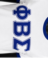 Camiseta Personalizada de Cuello Redondo para Hombre, Phi Beta Sigma, 100% Algodón Chenille, Transpirable, de Secado Rápido, con Letras Griegas, Ropa Casual