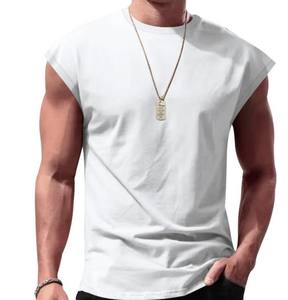 Débardeurs de sport pour hommes, coupe ample, 100% coton, anti-UV, respirants, séchage rapide, décontractés - Product Image 6