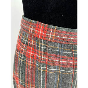 Falda Kilt Tradicional Plisada Hecha a Mano para Mujer, Diseño Tartán Escocés Gris, Lana, 2026 - Product Image 2