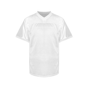 เสื้อฝึกซ้อมอเมริกันฟุตบอลแบบยูนิเซ็กซ์สั่งทำพิเศษ – เสื้อกีฬาผ้าตาข่ายโพลีเอสเตอร์ระบายอากาศได้ดี ไซส์ใหญ่ แขนสั้น พิมพ์ลายแบบซับลิเมชั่น - Product Image 2