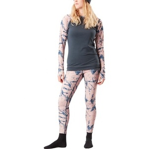 High Performance Ski Baselayer Men Thermal <b>Compression</b> <b>Underwear</b> Moisture Wicking Winter Sports Gear OEM - Product Image 2