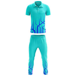 Cricket Uniform Made in Pakistan <b>Men's</b> Sports Uniform Cricket <b>Trouser</b> & Top <b>Short</b> Sleeves Breathable <b>Men</b> - Product Image 1