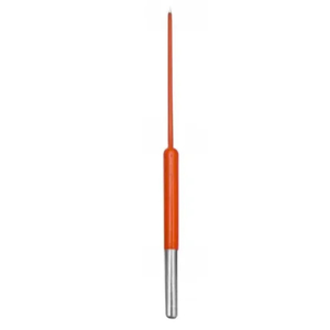 Aiguilles de micro-dissection droites en tungstène orange 5 cm, pointe fine de précision, instrument chirurgical de laboratoire, ensemble d'outils réutilisables CE - Product Image 1