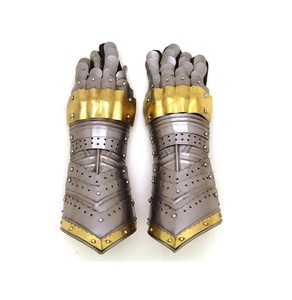 Fabricante OEM, Guantes de Caballero Medievales de Metal Personalizados, Armadura Decorativa de Acero para Disfraces de Boda Medievales y Fotografía - Product Image 6