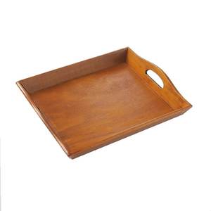 Bandeja de servir de madera de alta calidad con asas de agarre cómodo para restaurantes, hoteles, cafeterías y cocinas domésticas - Product Image 1