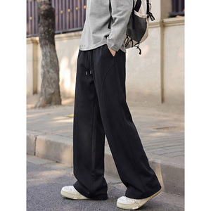 Pantalon décontracté pour homme, coupe ample, séchage rapide, broderie logo personnalisée, style américain, en softshell, idéal pour l'extérieur – Fabrication OEM par BD China Factory - Product Image 2