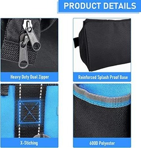<b>Leather</b> Electrician <b>Tool</b> <b>Pouch</b> with <b>Leather</b> Work Belt | Carpenter - Product Image 2
