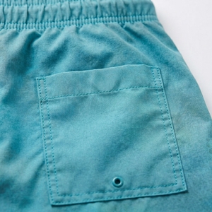Short de bain à séchage rapide pour homme, bleu turquoise, imprimé poisson Mahi Mahi, avec cordon de serrage - Product Image 6