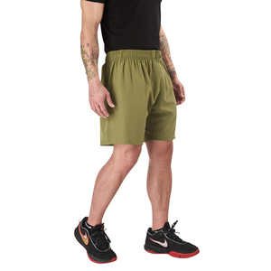 Shorts de jogging pour hommes grande taille, imprimé personnalisé, style urbain, confortables, avec taille élastique, séchage rapide, en tissu éponge 100% coton et maille - Product Image 4