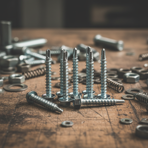 Tornillos Autorroscantes TEK con Cabeza Hexagonal Modelo PDC 14, Acero al Carbono Galvanizado con Zinc, Clase 4.8 y 6.8, Rosca Gruesa en Pulgadas - Product Image 1