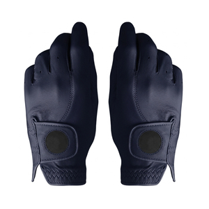 Gants de golf respirants en cuir Cabretta véritable pour hommes avec logo personnalisé, antidérapants, pour la main gauche et droite, adaptés aux sports - Product Image 4