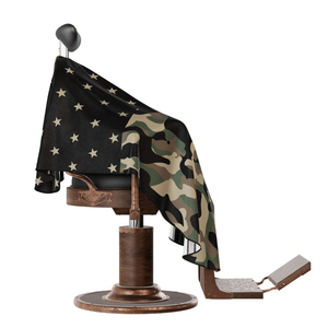 HYSAF APPARELS CO Capa de Peluquería Profesional Negra Ajustable con Logotipo Personalizado, Resistente al Agua, de Poliéster - Product Image 4