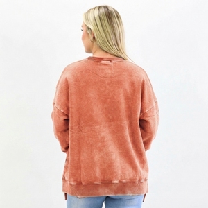 Sudadera de Mujer con Lavado Ácido, Estilo Urbano, Algodón Lavado, Personalizable, Servicios de Proveedor Mayorista - Product Image 3