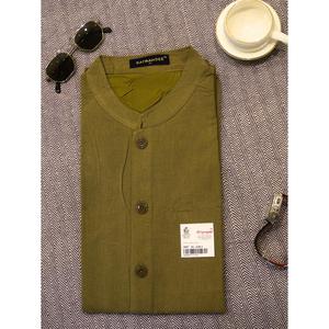 Chemise boutonnée en coton pour homme, tissu doux, léger et respirant, coupe classique, chemise décontractée et tendance pour le bureau et le quotidien - Product Image 6