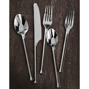 Ensemble de couverts en acier inoxydable plaqué argent avec manche en os blanc en acier inoxydable cuillère de Noël fourchette et couteau - Product Image 4