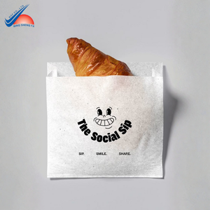 ถุงกระดาษคราฟท์พิมพ์โลโก้สำหรับขนมอบกระเป๋ากลับบ้านเป็นมิตรกับสิ่งแวดล้อม - Product Image 4