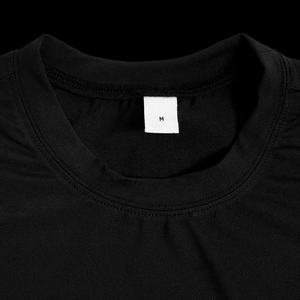 High Quality Custom Boxy Cropped T-<b>Shirt</b> for <b>Men</b> Short Sleeve Cotton Plain <b>Black</b> Knitted Fabric Cut and Sew Blank Design - Product Image 4