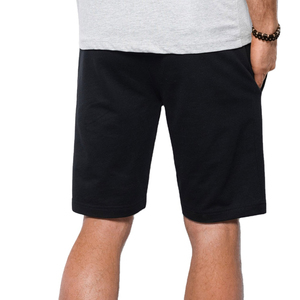 Pantalones Cortos Deportivos para Hombre con Logotipo Personalizado, Estilo Urbano, Hasta la Rodilla, Camiseta de Manga Corta con Botones para Gimnasio - Product Image 3