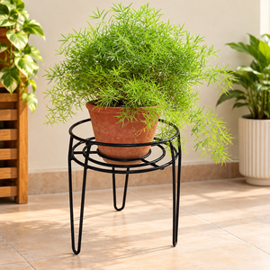 Support de pot de fleurs en métal pour l'intérieur et l'extérieur, support de plante pour la maison, le bureau, le balcon, la terrasse, la décoration du jardin - Product Image 6
