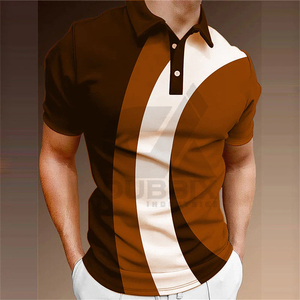 New 2026 High Quality Casual Men's Long Sleeve High Collar Breathable Canvas T-shirts Front <b>Logo</b> Custom Color Light Weight - Product Image 1