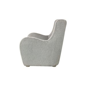 Poltrona Girevole in Tessuto Color Zinco per Soggiorno - Product Image 5
