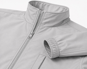 Wholesale Winter <b>Long</b> Slim Bomber <b>Jacket</b> <b>Men</b> Front Lightweight Waterproof Hooded Outdoor OEM Factory Polyester/Nylon - Product Image 4