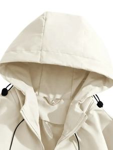 Chaqueta impermeable de nailon personalizada para hombre, chaqueta deportiva ligera cortavientos para senderismo al aire libre para hombre - Product Image 2