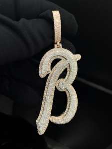 จี้เพชรฮิปฮอปสแตนเลสหรูหราประดับเพชร CZ - Product Image 4