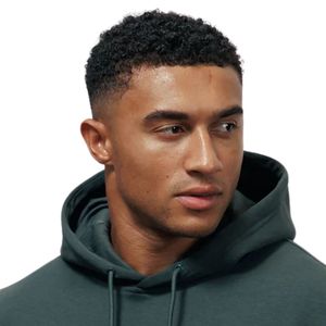 Sweat à capuche décontracté en molleton vert forêt pour homme, à manches longues, idéal pour le sport et les activités hivernales - Product Image 3