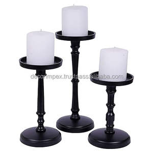 Bougeoir Bougeoir Cône Bougeoir Chandelier Noir Un Décor De Bougie Exquis Élégant Décor De Maison Cadeau - Product Image 2