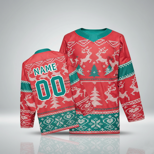 Maillots de hockey OEM ODM réversibles, uniformes sportifs par sublimation - Product Image 5