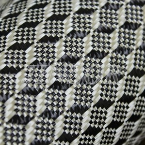 Tissu en fibre de carbone tissé double face à motif sergé diamant coloré pour accessoires, bagages, usage extérieur et industriel - Product Image 1