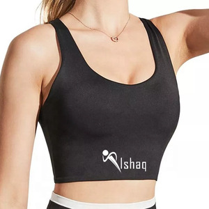 Soutien-gorge de sport personnalisé pour femme, maintien élevé, dos nageur, grande taille, respirant, pour yoga et gym, avec coussinets amovibles, en polyester - Product Image 4