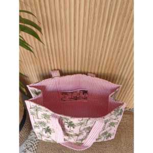 กระเป๋าโท้ทโปรโมชั่นสีชมพูพีช ดีไซน์หรูหราและมีสไตล์สำหรับใช้ในชีวิตประจำวัน - Product Image 1