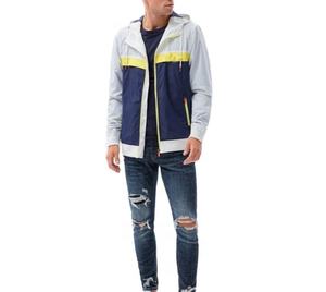 Chaqueta Cortavientos de Nuevo Diseño Personalizada con Mangas Largas y Cremallera, Chaqueta de Poliéster para Hombre de Talla Grande con Forro de Satén - Product Image 4