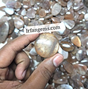 Piedra de Coco Sunstone de Primera Calidad, 100% Natural, Cabujón de Coco Sunstone, Gema Suelta para Joyería, Precio al por Mayor - Product Image 2