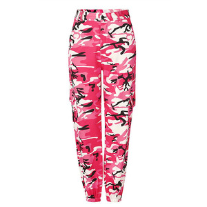 Pantalon de survêtement rose camouflage pour homme, taille haute, décontracté, léger, avec poches, style été - Product Image 1