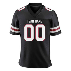 Men Adults American Football Sports Jersey Custom Design Polyester Sportswear Short Sleeve Football Game Practice Jersey - Product Image 6