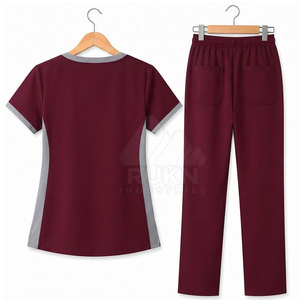Ensemble de tenues médicales pour femmes, vêtements d'infirmière, uniformes de soins de santé, vêtements pour personnel hospitalier, tricotés en gros - Product Image 2