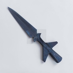 Punta de Lanza de Acero al Carbono Forjada a Mano con Diseño Medieval Vikingo - Arte y Coleccionable - Product Image 4