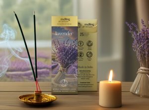 Bâtonnets d'encens religieux à la lavande - 100% naturels, biologiques, écologiques, encens indien - Product Image 3