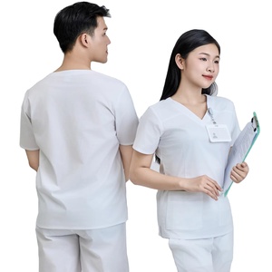 Conjunto de Uniformes Médicos Transpirables y Suaves para Enfermeras, Doctores y Personal Clínico - Product Image 4