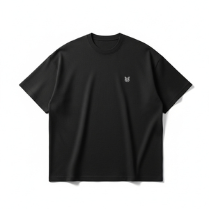 Camiseta Oversize con Logotipo 3D en Relieve, Nueva Tendencia, Moda Urbana para Hombre, Corte Holgado, Tejido de Poliéster Grueso y Ecológico - Product Image 1