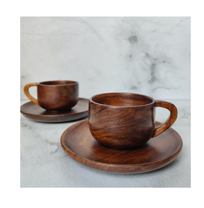 Natural Wooden Coffee Tea <b>Cup</b> high Quality Handcrafted With Handle & Polished Table Organizer Coffee tea Serving <b>Cup</b> - Product Image 3