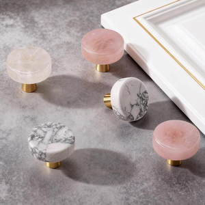 Poignées de meubles en résine durables, fabriquées à la main en Inde, pour chambre à coucher, salon, salle de bain, commode, tiroir, par HF Crafts - Product Image 5