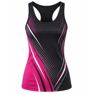 <b>Top</b> Quality New Custom Design Women's Knitted Tank <b>Top</b> Breathable Eco-Friendly Short <b>Sleeve</b> Casual Crew Neck - Product Image 1