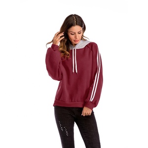 Sudaderas Extra Grandes Personalizables de Moda Urbana para Mujer, Otoño/Invierno, Tejidas, 100% Algodón, Transpirables, con Logotipo Frontal - Product Image 4