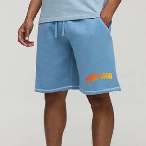 New Arrival Custom Printed Logo Men's High Street Gym Running Quick Dry Breathable Canvas Eco-Friendly Shorts - Product Image 4